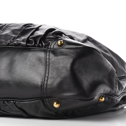 Gucci Calfskin Large Jockey Hobo Black 8 of 9