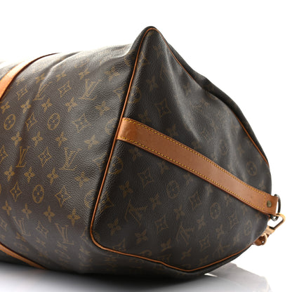 Louis Vuitton Monogram Keepall Bandouliere 55 10 of 11