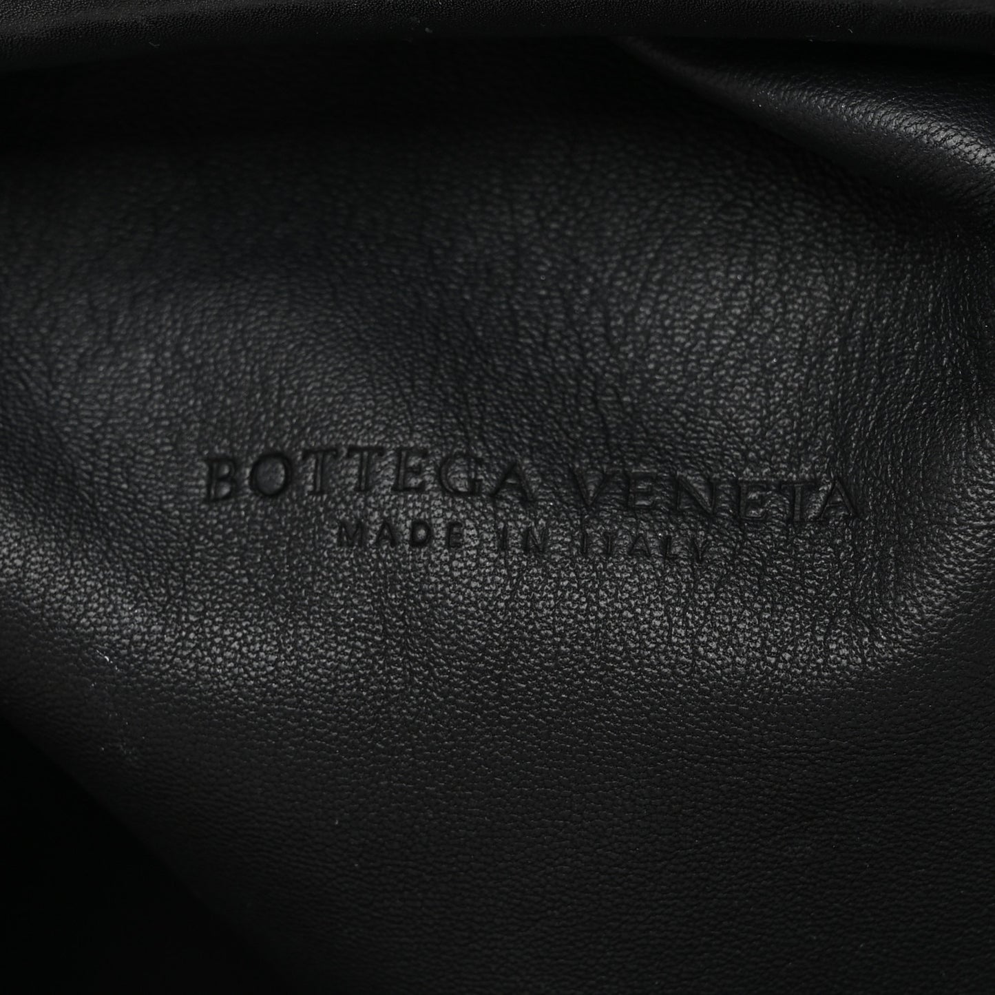 Nappa Maxi Intreccio The Pouch Oversized Clutch Black