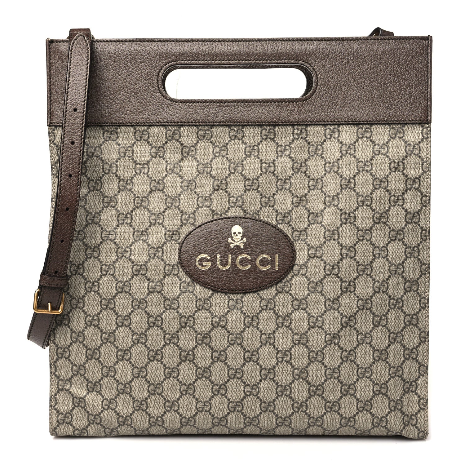 Gucci Soft GG Supreme Monogram Slip Handle Vertical Tote Beige New Acero 1 of 10