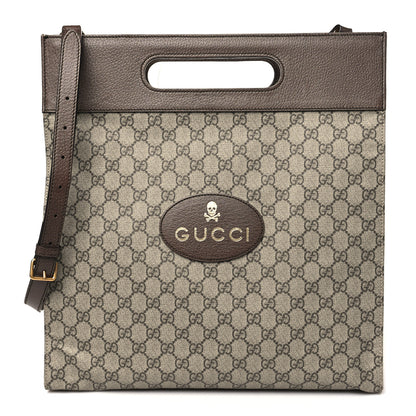 Gucci Soft GG Supreme Monogram Slip Handle Vertical Tote Beige New Acero 1 of 10