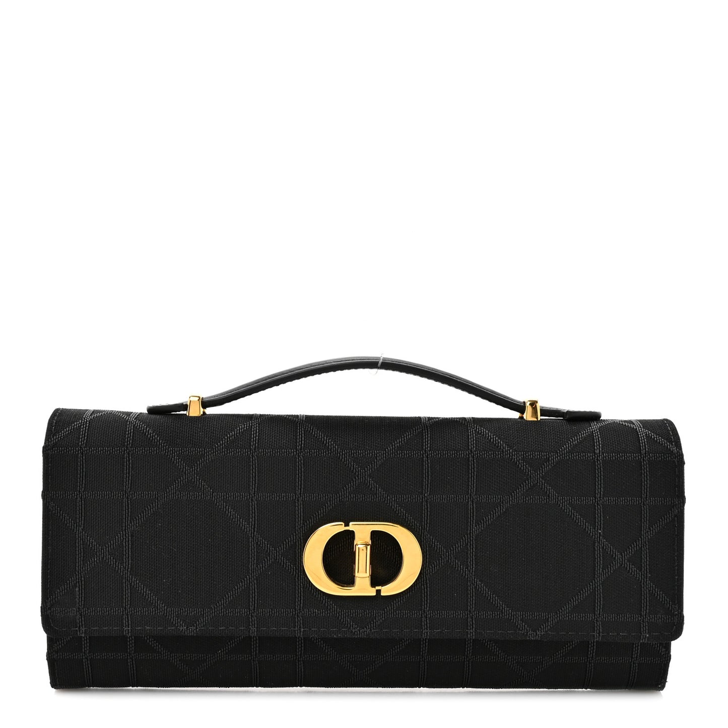Technical Fabric Macrocannage Miss Caro Top Handle Pouch Black
