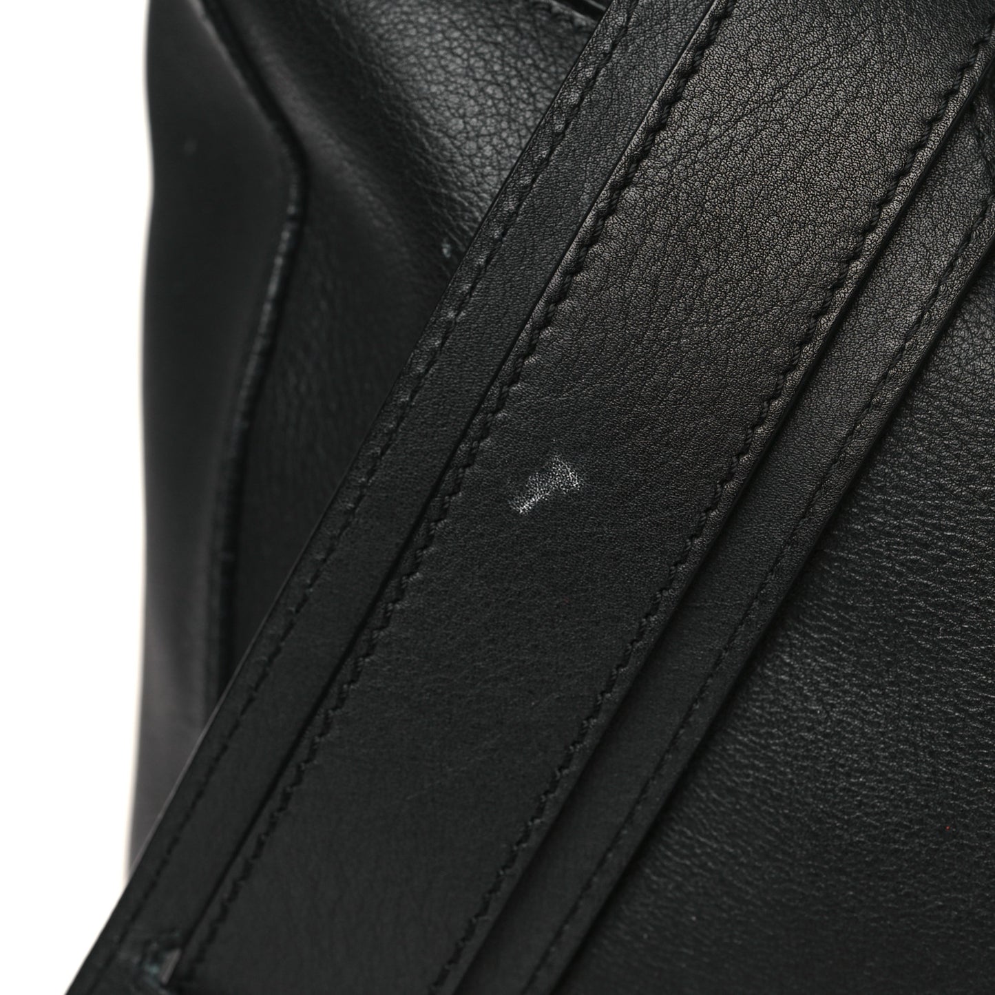 Calfskin XL Zipper Puzzle Bag Black