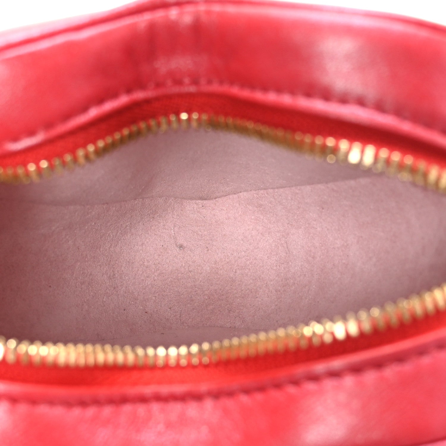 Louis Vuitton Lambskin Embossed Monogram Fall In Love Sac Coeur Heart Chain Bag Lipstick Red 5 of 9