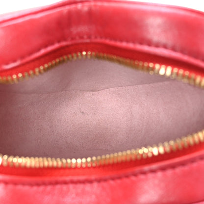 Louis Vuitton Lambskin Embossed Monogram Fall In Love Sac Coeur Heart Chain Bag Lipstick Red 5 of 9