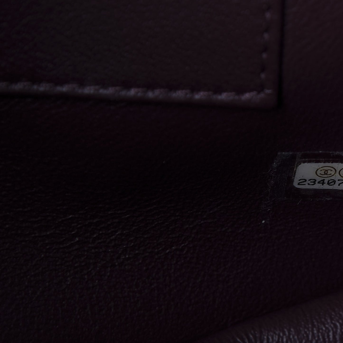 Lambskin Quilted Large Trendy CC Bowling Bag Black