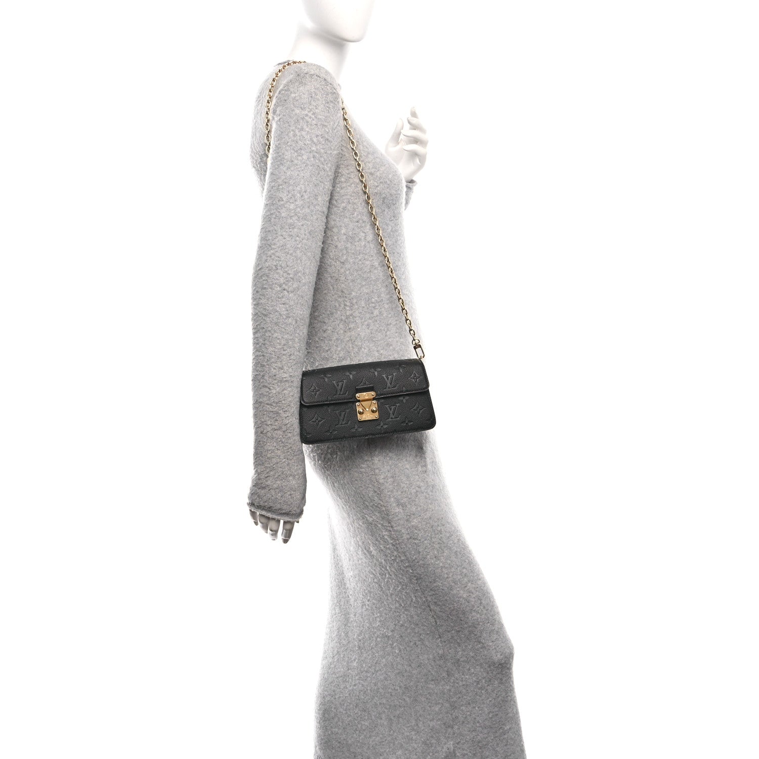 Louis Vuitton Empreinte Metis Wallet On Chain Black 2 of 10