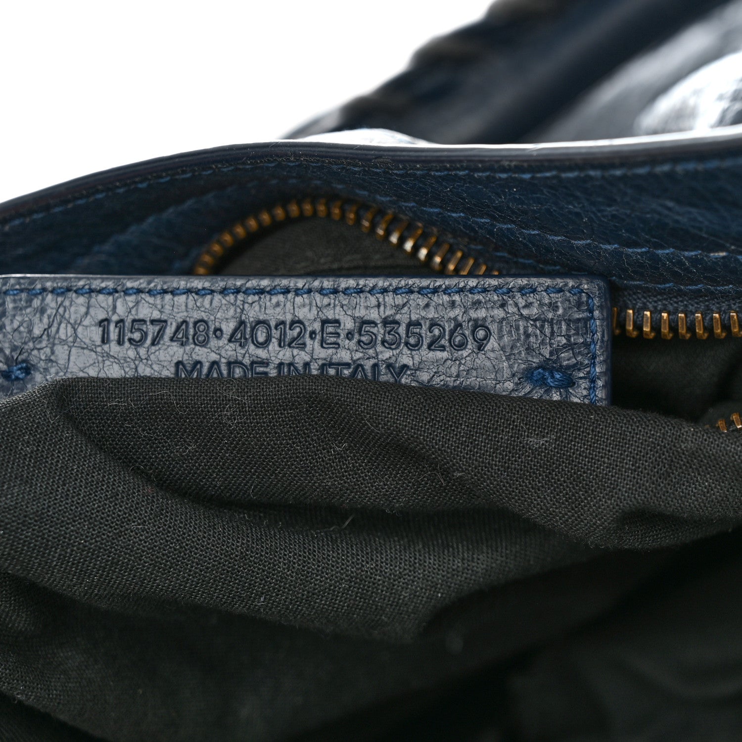 Balenciaga Agneau Classic Hardware City Bleu Obscur 7 of 10