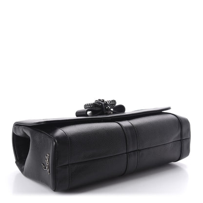 Christian Louboutin Calfskin Small Sweet Charity Shoulder Bag Black 4 of 10