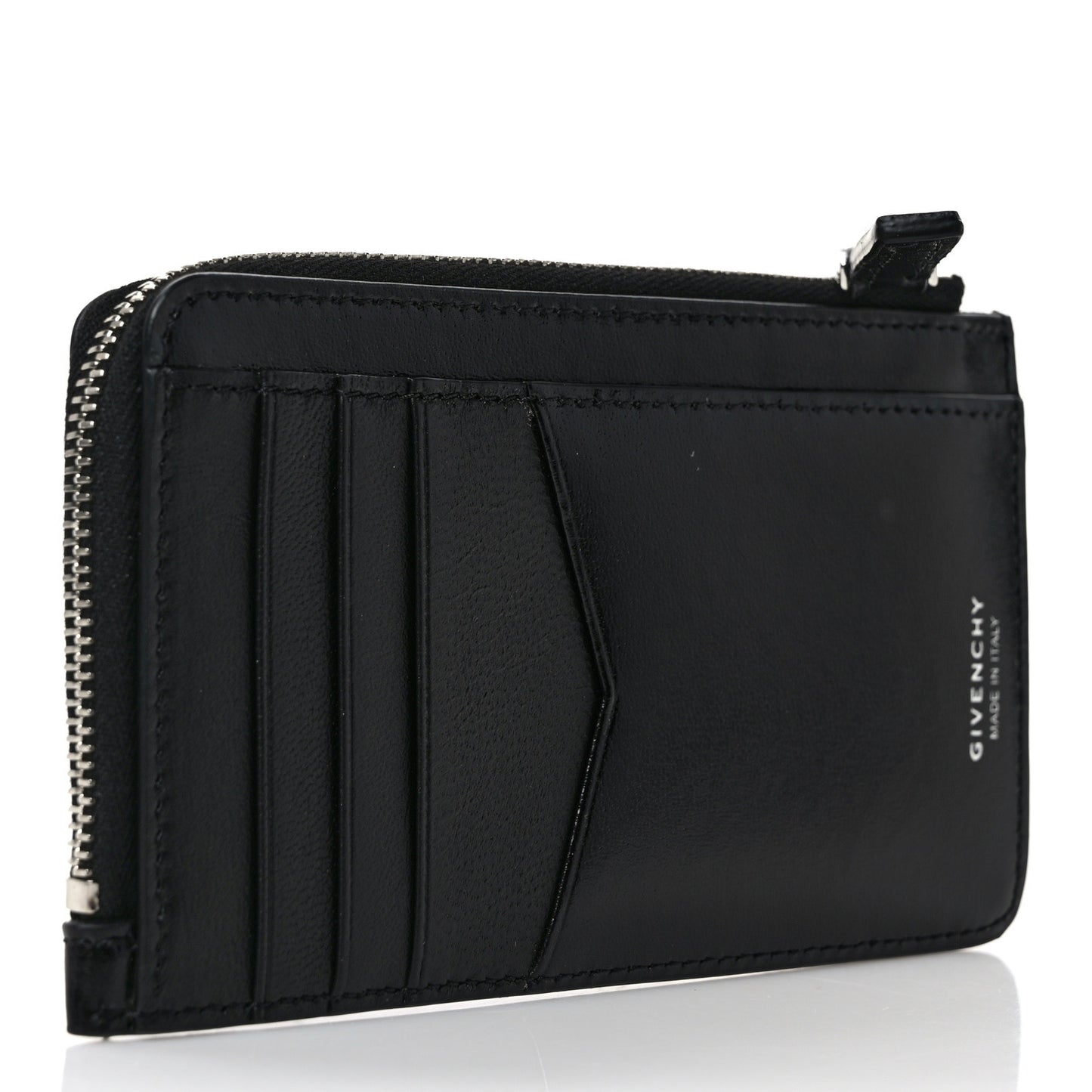 Box Antigona Zipped Card Holder Black
