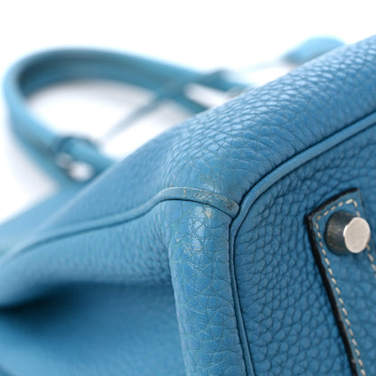 Hermes Togo Birkin 35 Blue Jean 8 of 18