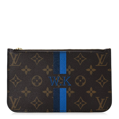 Louis Vuitton Monogram My LV Heritage Neverfull PM Pochette Blue De France Bleu Marine 1 of 8
