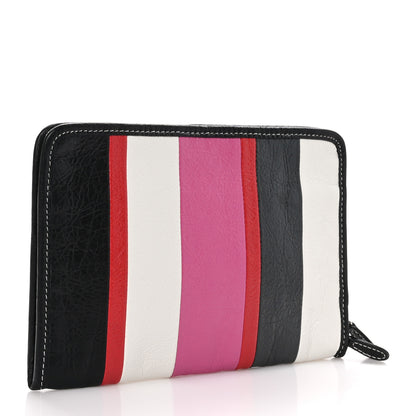 Balenciaga Agneau Arena Multicolore Bazar Pouch Rose Gris White Black Rouge 3 of 7