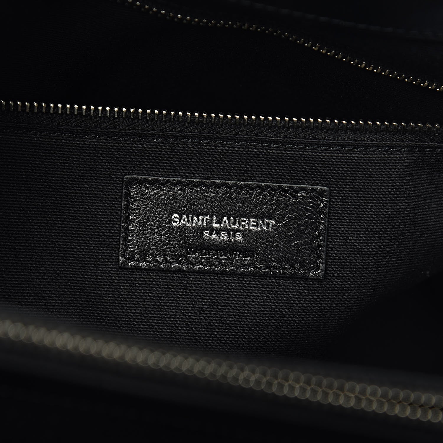 Saint Laurent Calfskin Y Quilted Monogram Large Loulou Shopper Black 7 of 11