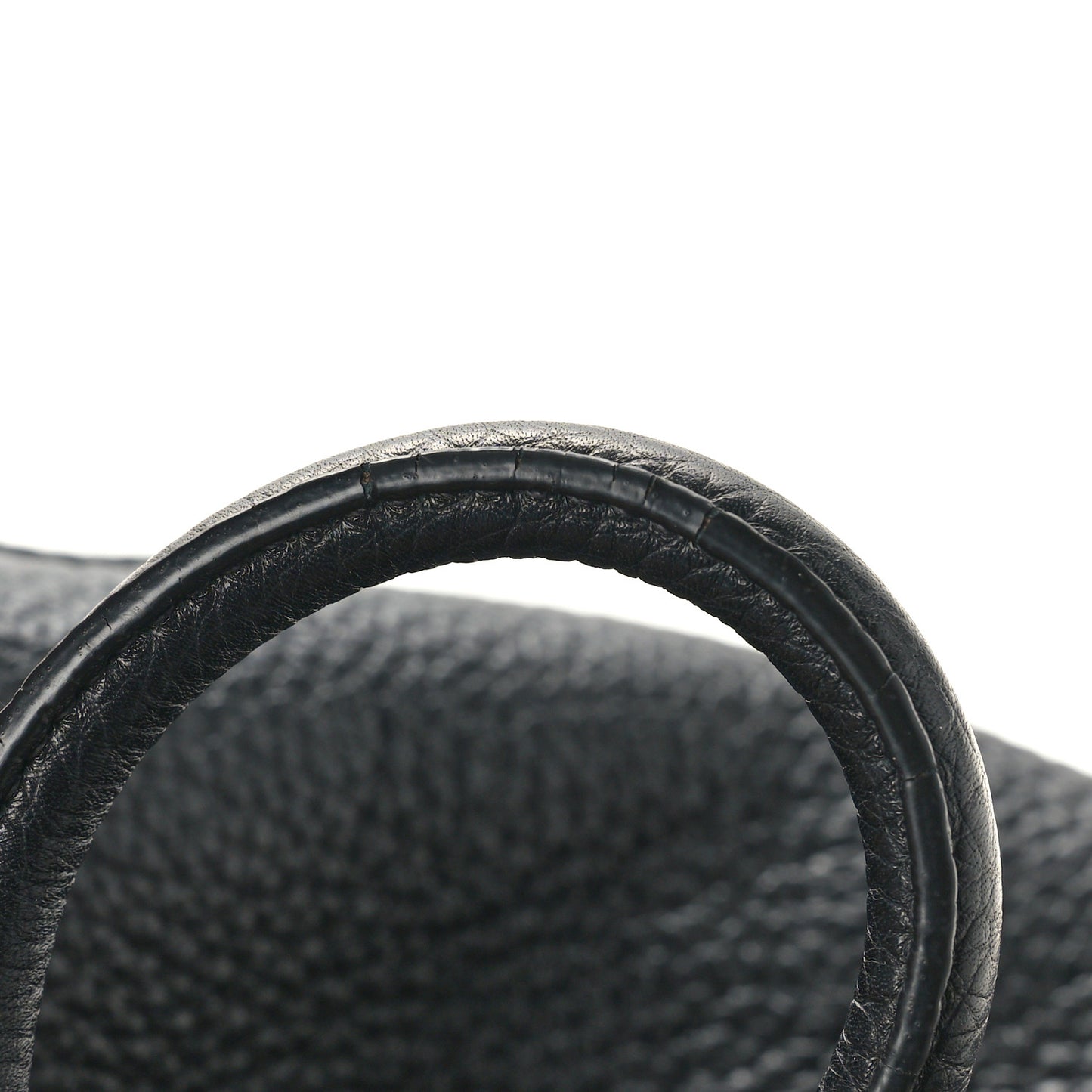 Vitello Daino Shopping Tote Black