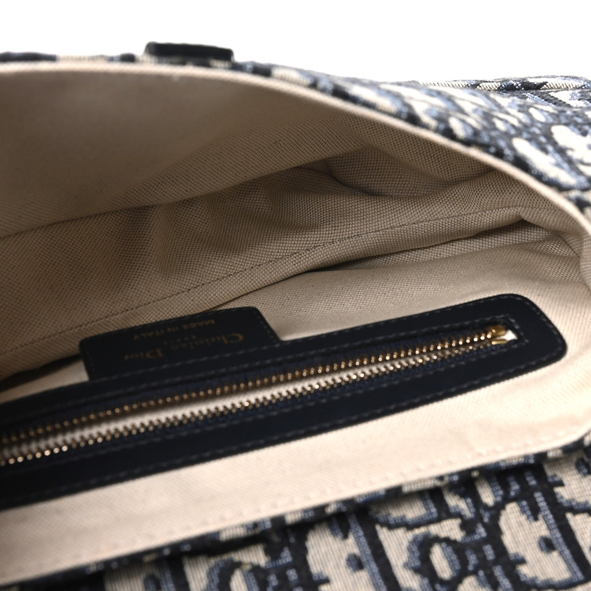 Oblique Saddle Bag Blue
