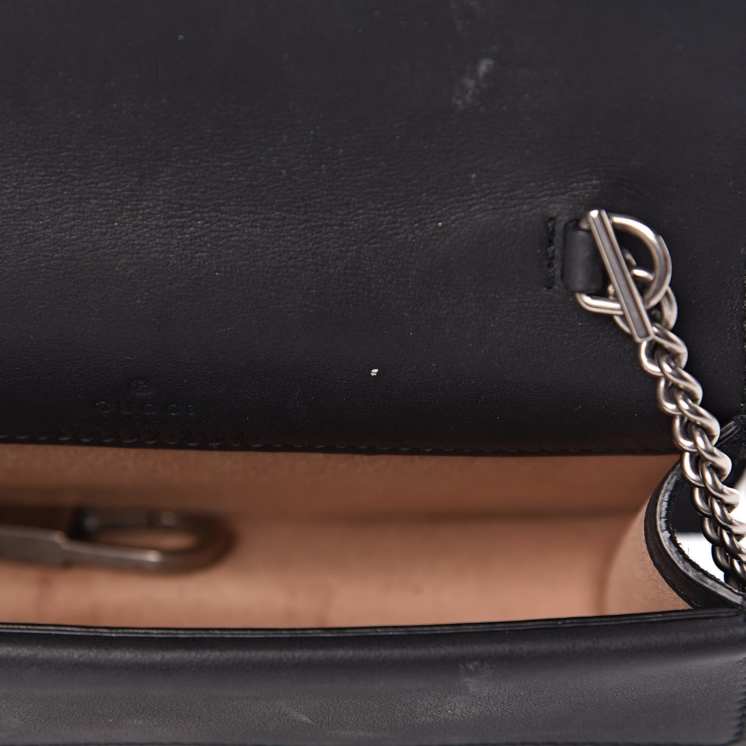 Gucci Suede Super Mini Dionysus Shoulder Bag Black 11 of 13