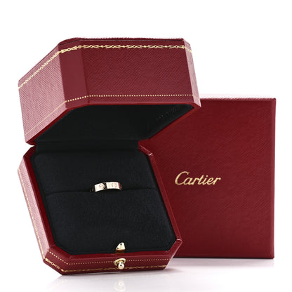 Cartier 18K Pink Gold 3.5mm LOVE Wedding Band Ring 48 4.5 5 of 5