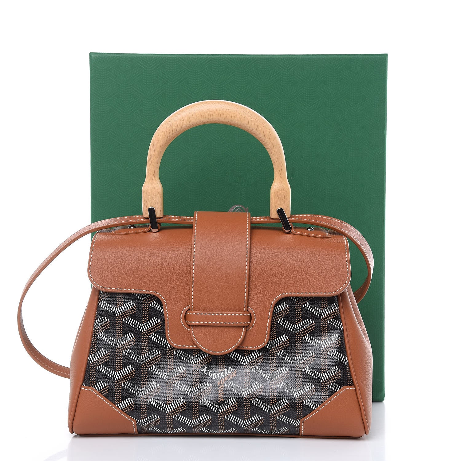Goyard Goyardine Mini Saigon Black Gold 9 of 9