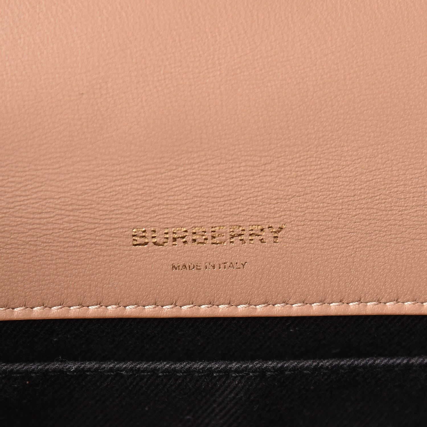 Burberry Lambskin Quilted Lola Bag Camel 6 of 10