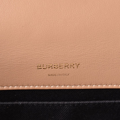 Burberry Lambskin Quilted Lola Bag Camel 6 of 10