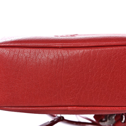 Saint Laurent Lambskin Monogram Lou Belt Bag Red 8 of 9