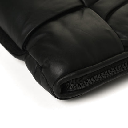 Bottega Veneta Calfskin Maxi Intrecciato Puffy Laptop Pouch Black 9 of 10