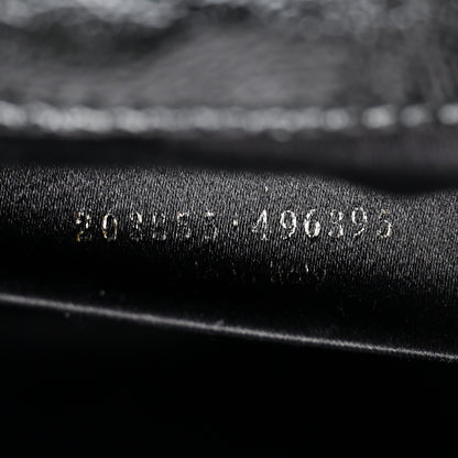 Saint Laurent Textured Patent Monogram Large Belle De Jour Clutch Black 7 of 7