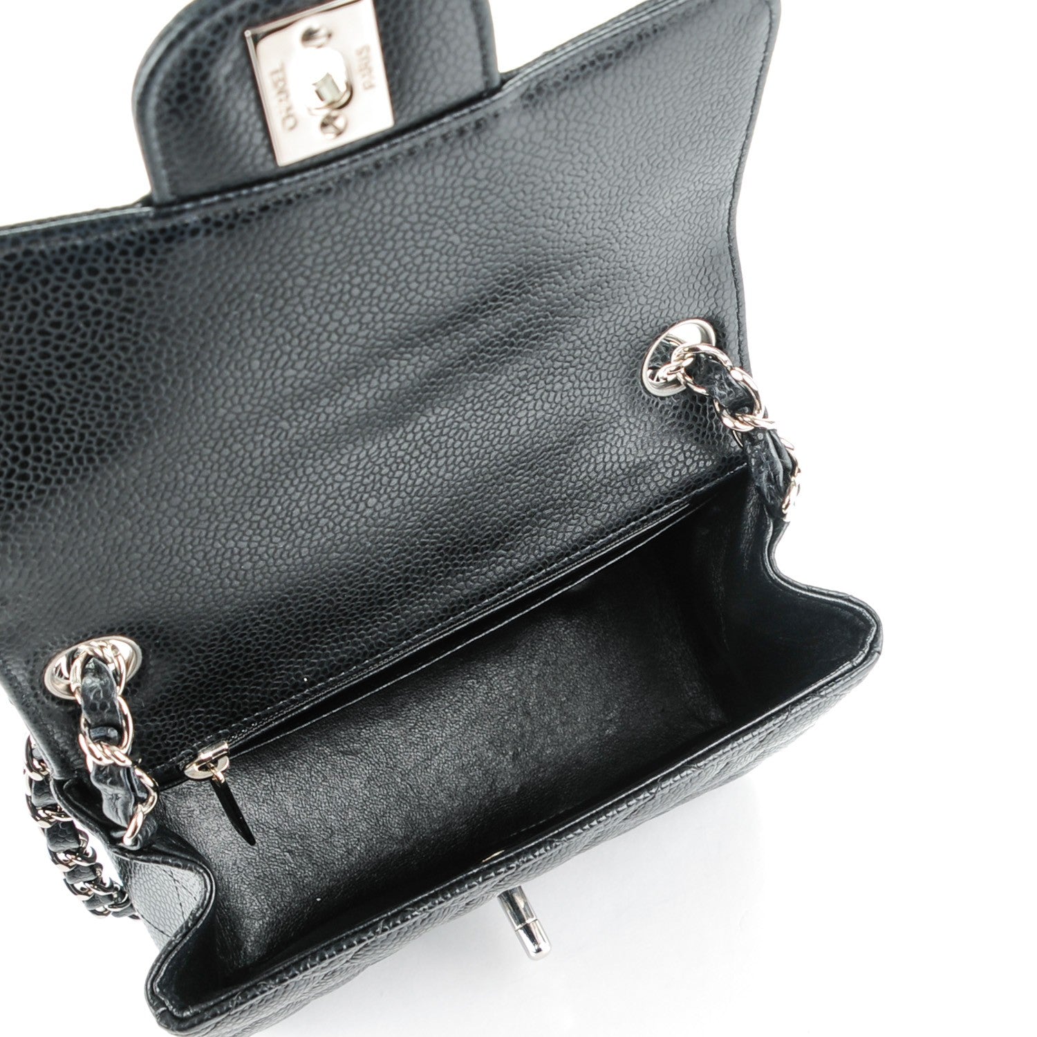 Chanel Caviar Quilted Mini Square Flap Black 6 of 8