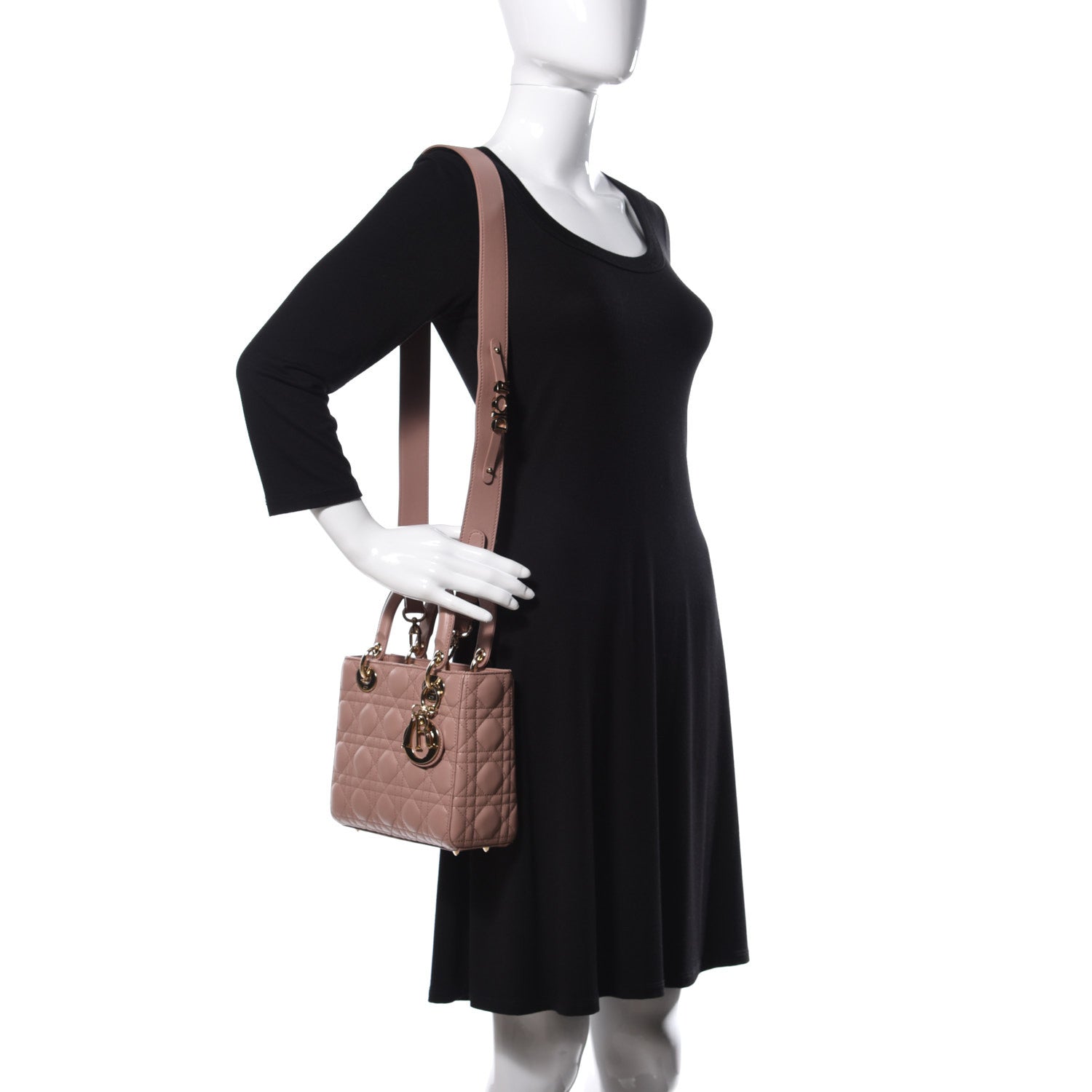 Christian Dior Lambskin Cannage My ABCDior Fard 2 of 10