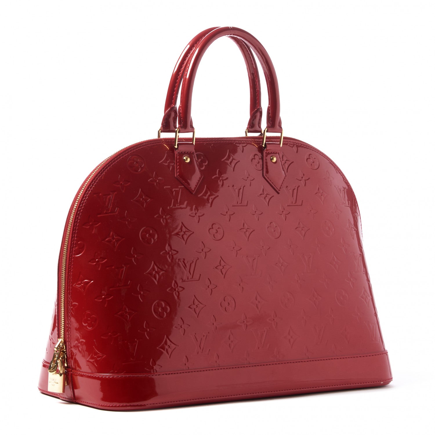 Louis Vuitton Vernis Alma GM Pomme D'Amour 2 of 8