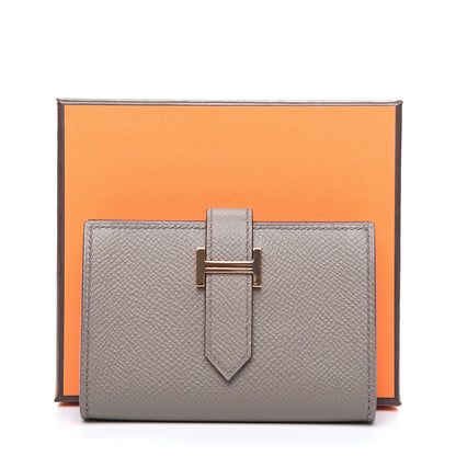 Hermes Epsom Mini Bearn Wallet Etain 7 of 7