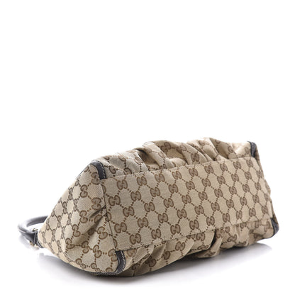 Gucci Monogram Medium D Gold Ring Hobo Dark Brown 4 of 10