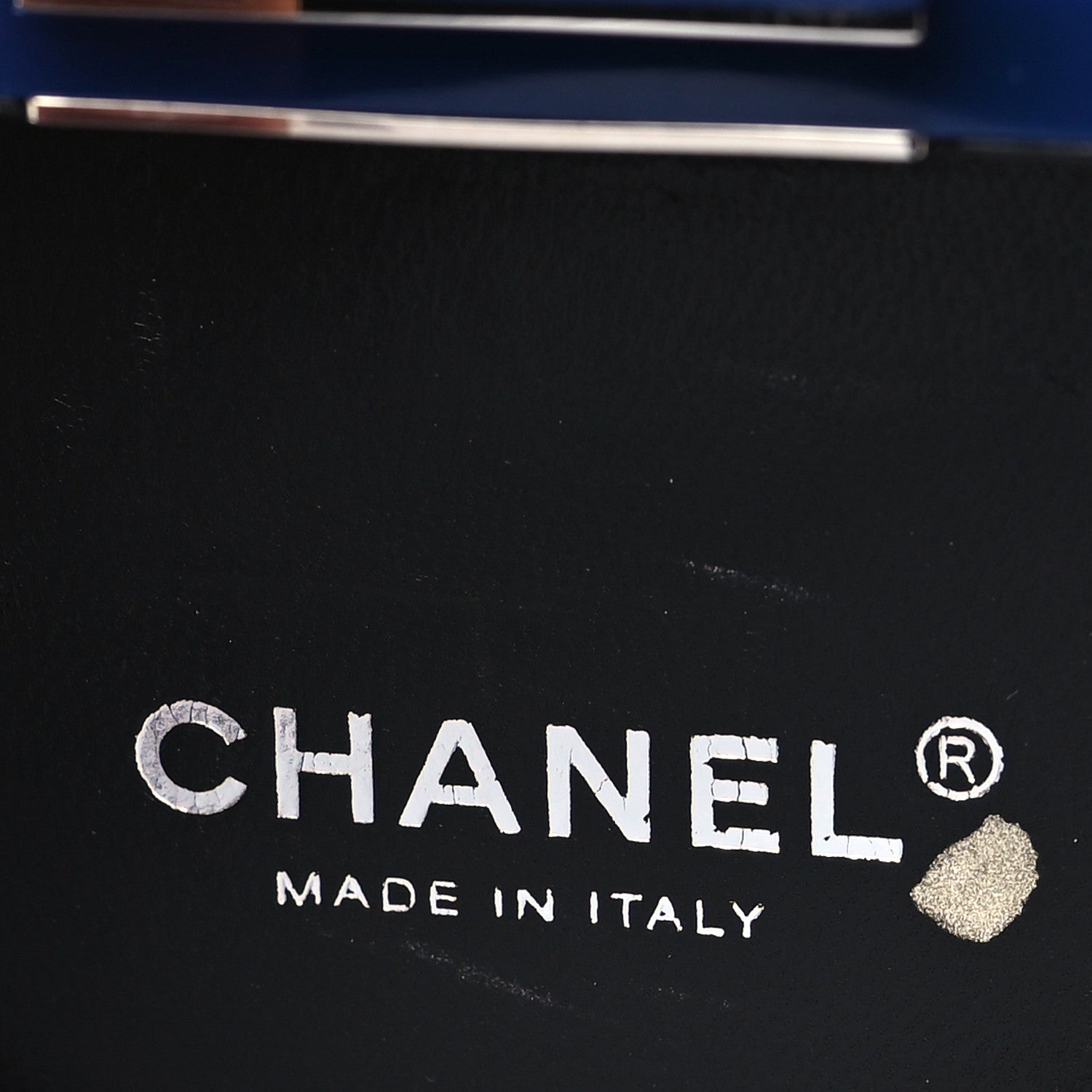 Chanel Plexiglass Boy Brick Lego Clutch Dark Blue 6 of 10
