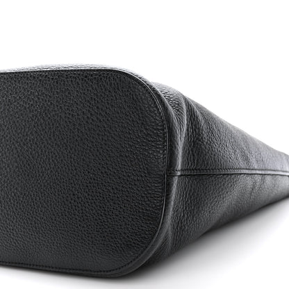 Prada Vitello Phenix Logo Hobo Black 11 of 11