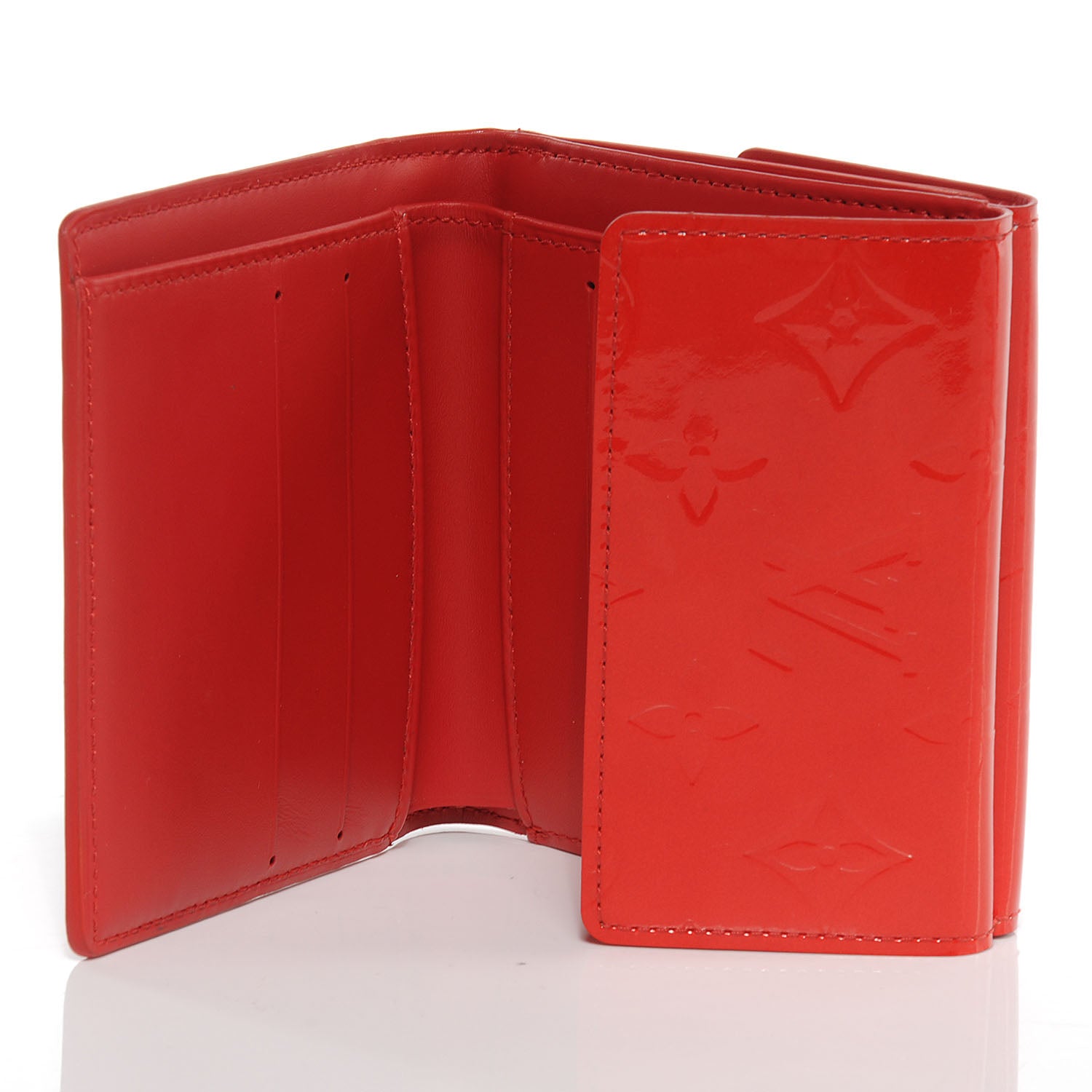 Louis Vuitton Vernis Elise Wallet Rouge 5 of 7