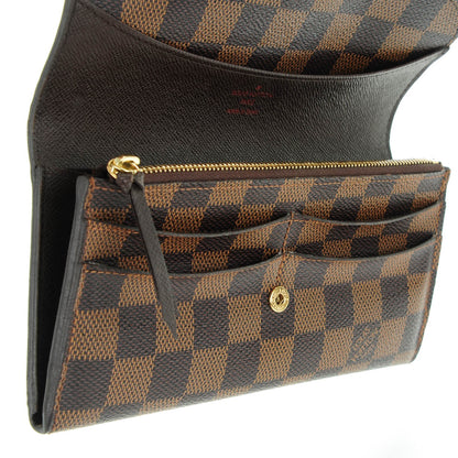 Louis Vuitton Damier Ebene Emilie Wallet 7 of 8