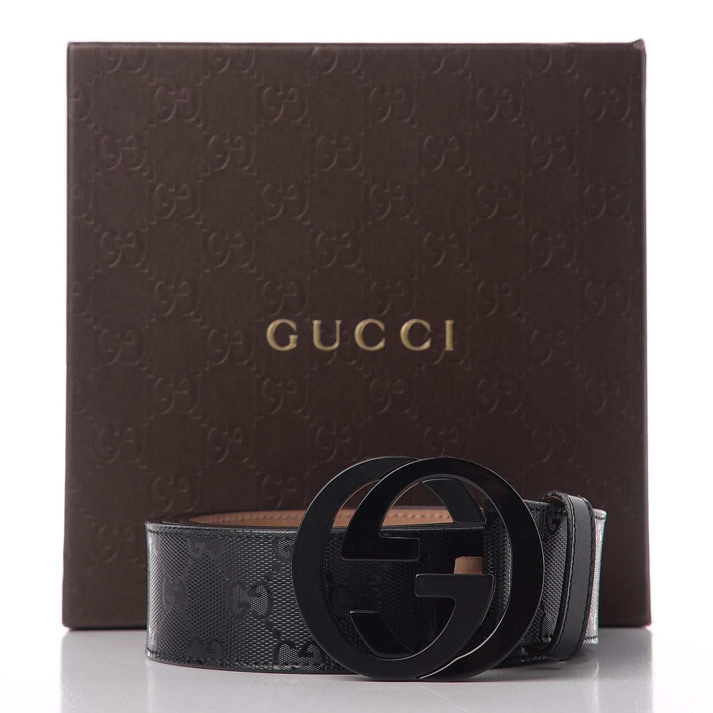 Imprime Monogram Interlocking G Belt 105 42 Black