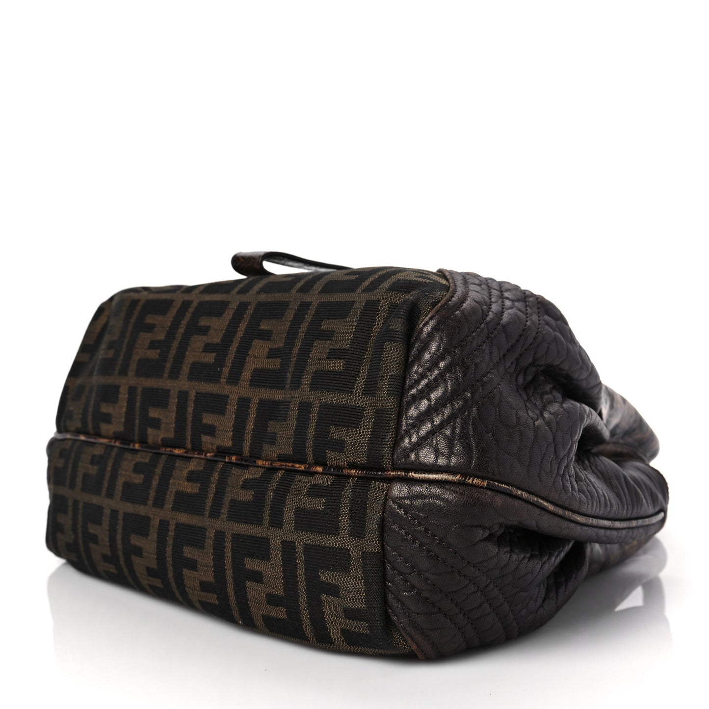 Zucca Nappa Nuvolata Vitello Tortuga Small Spy Tobacco Moro