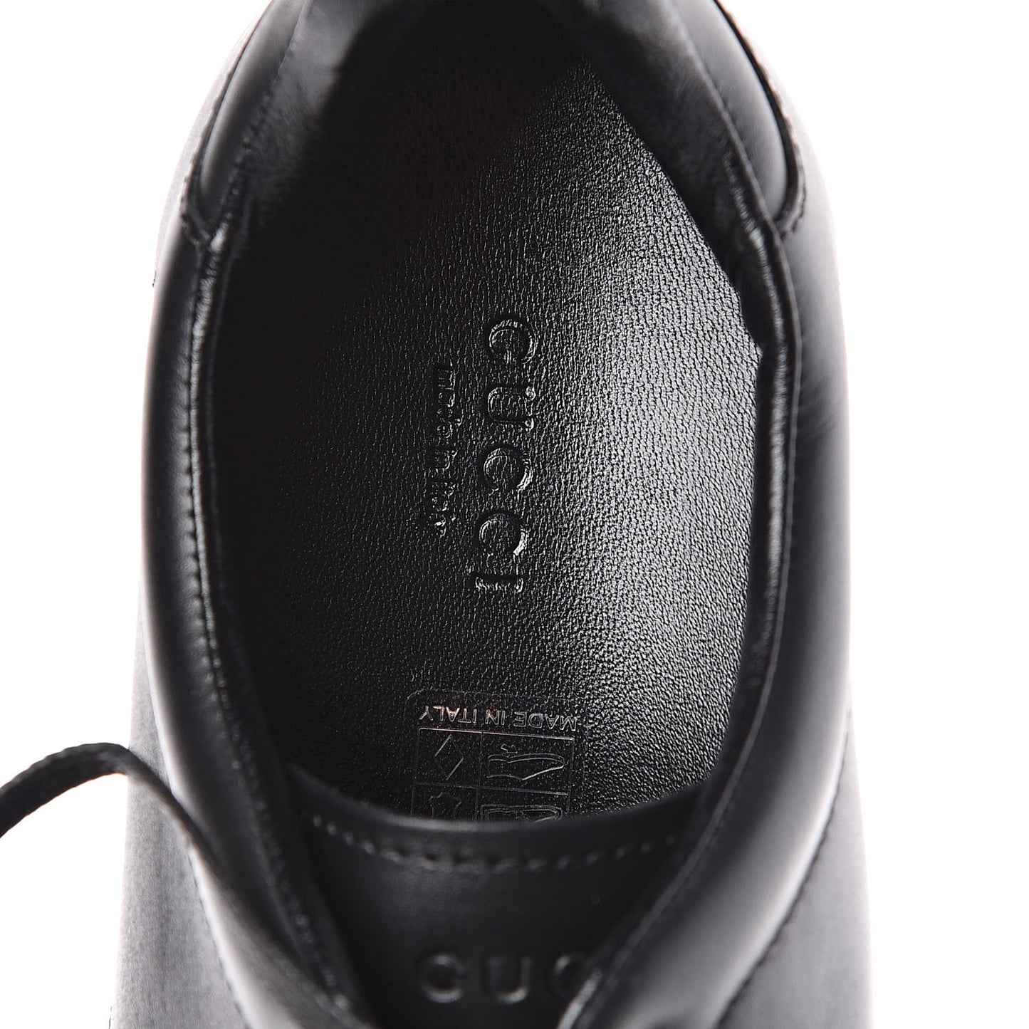 Calfskin Womens Interlocking G Sneakers 40 Black
