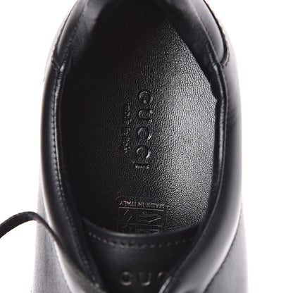 Gucci Calfskin Womens Interlocking G Sneakers 40 Black 6 of 8