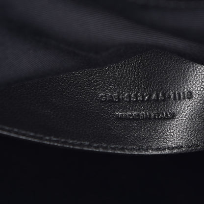 Saint Laurent Canvas Calfskin Medium Manhattan Shopper Tote Natural Black 7 of 9