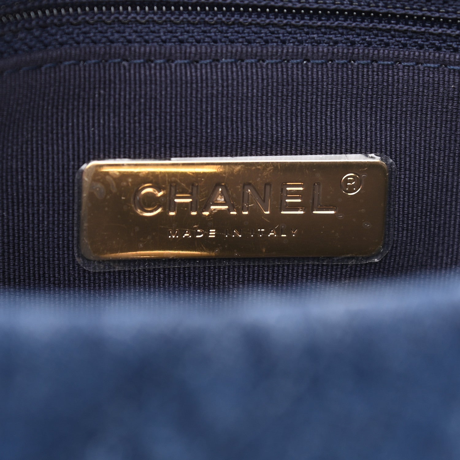 Chanel Denim Quilted Medium Chanel 19 Flap Blue 5 of 8