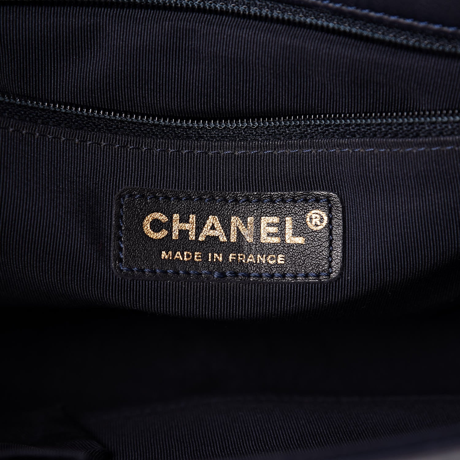 Chanel Braided Sheepskin New Medium Boy Flap Navy 7 of 14