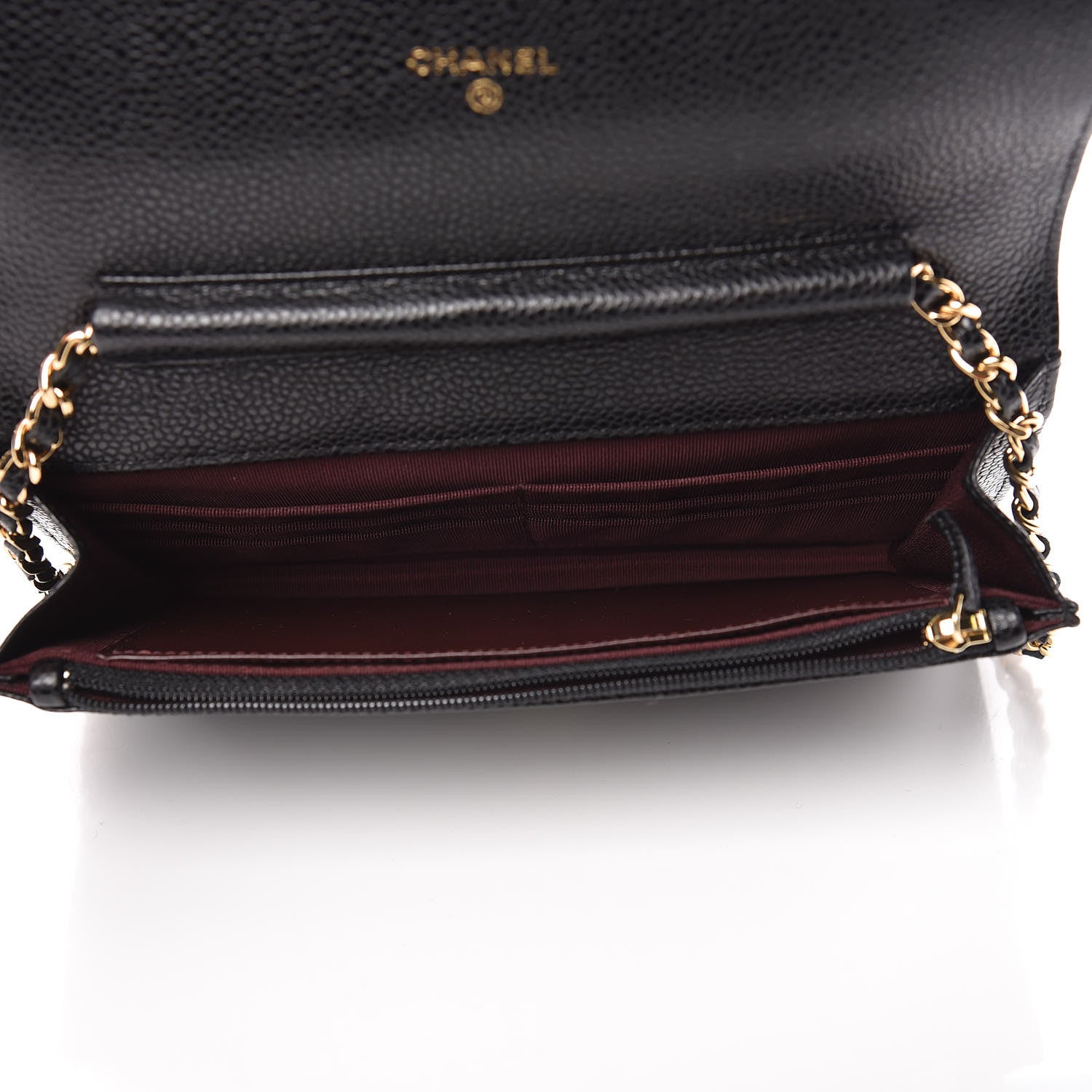 Chanel Caviar Quilted Wallet On Chain WOC Black 5 of 8
