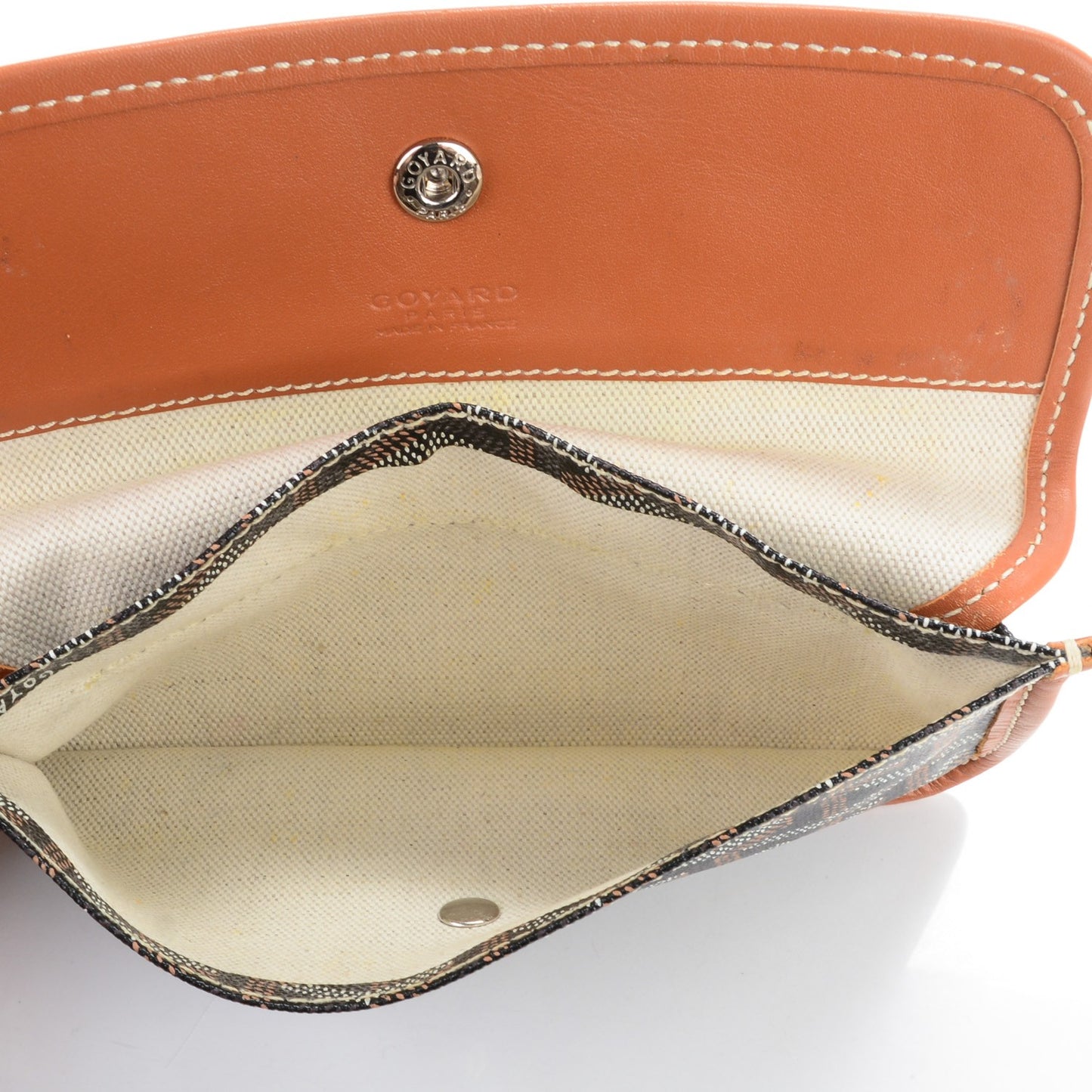 Goyardine Pouch Black Gold