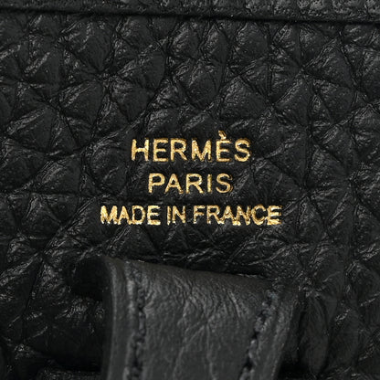Hermes Taurillon Clemence Evelyne TPM Black 6 of 11