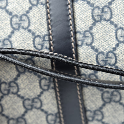 Gucci GG Plus Monogram Large Carry On Duffle Bag Navy 13 of 16