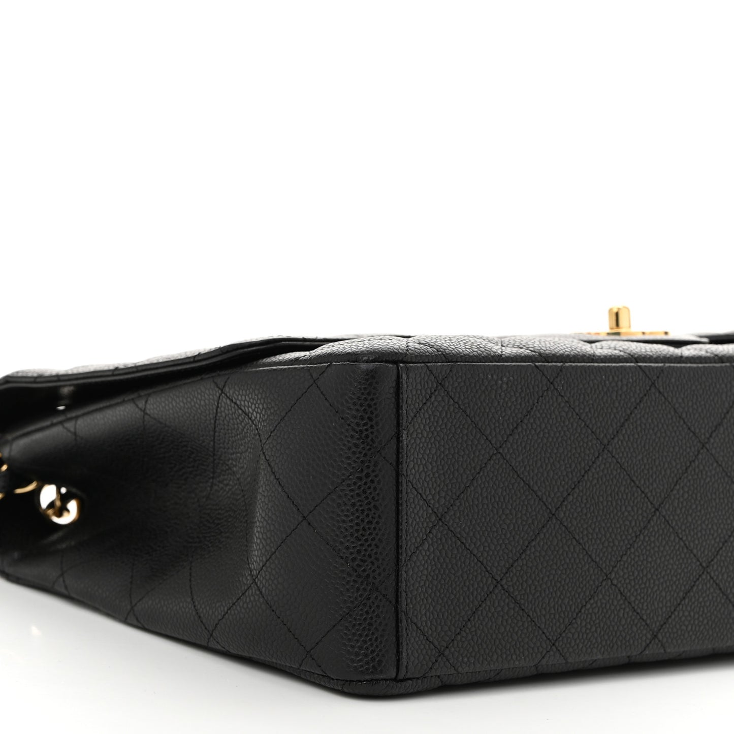 Caviar Quilted Maxi Single Flap Black