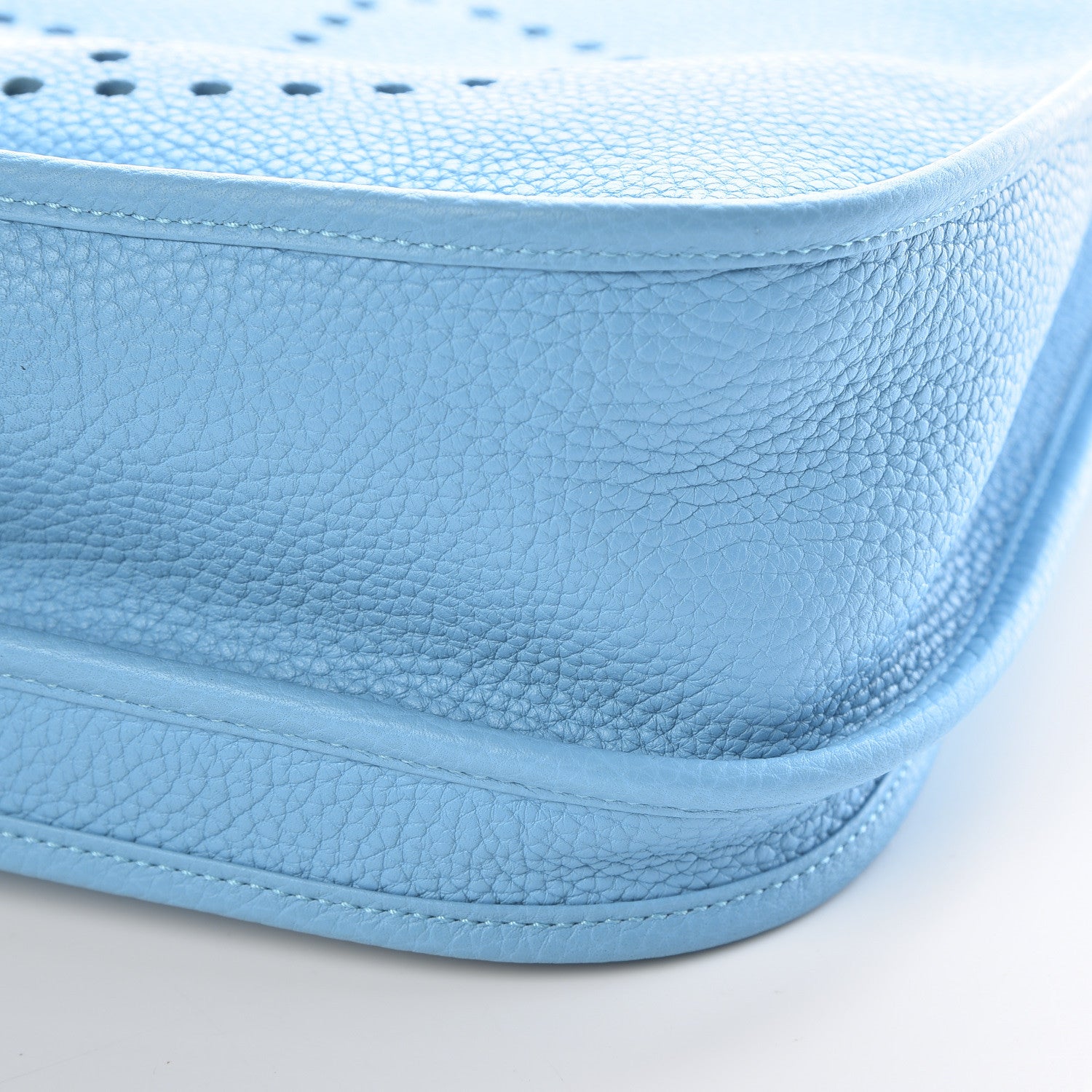 Hermes Taurillon Clemence Evelyne III GM Bleu Du Nord 7 of 10